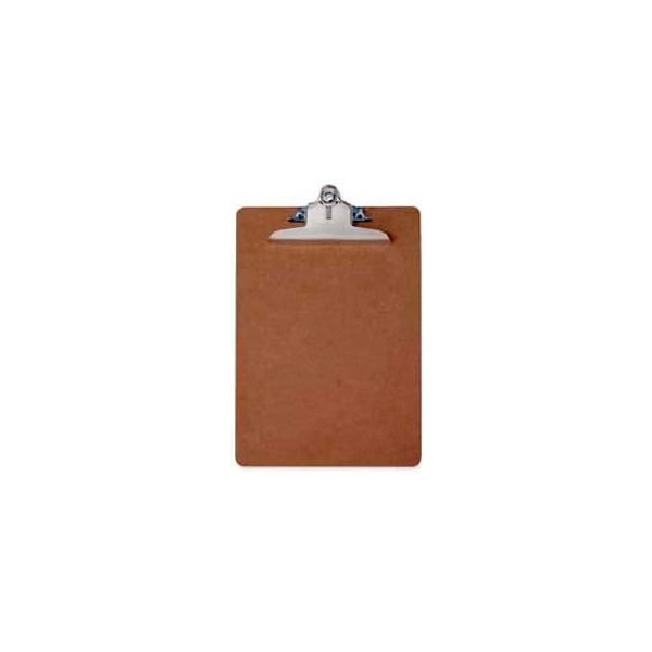 Saunders Mfg Saunders Recycled Hardboard Clipboard, Letter Size, 8-1/2" x 12", Brown 5612 - main
